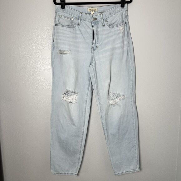 Madewell Denim - Madewell The Slouchy Boyjean Women's Wrightlane Light‎ Wash Size 28